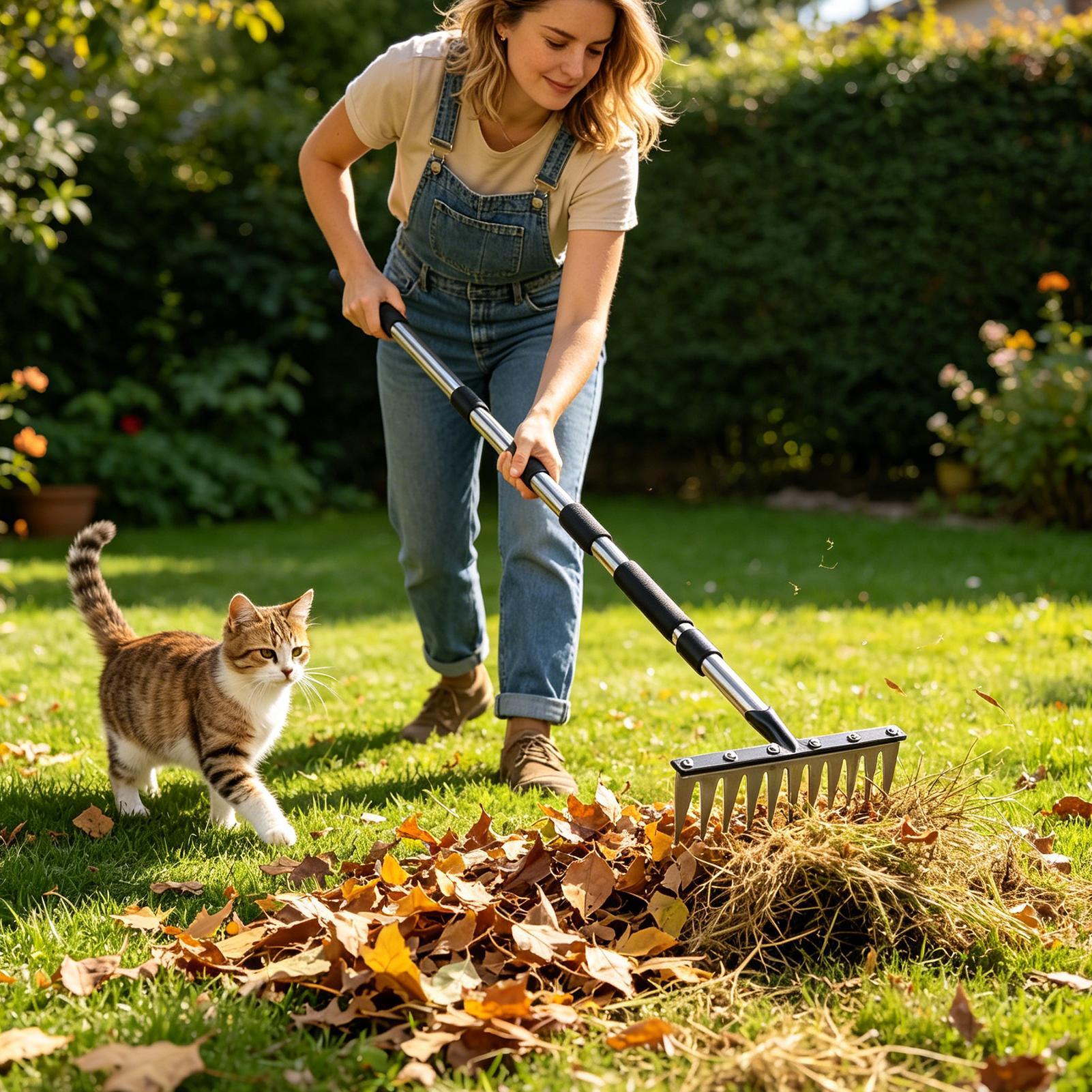 Gardening Tools To Remove Grass - Rake For Grass Debris Removal Tool