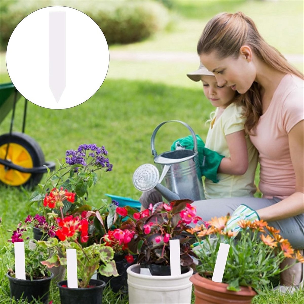 Gardening Tools Labeled - REST Plant Labels for Outdoor Plants,