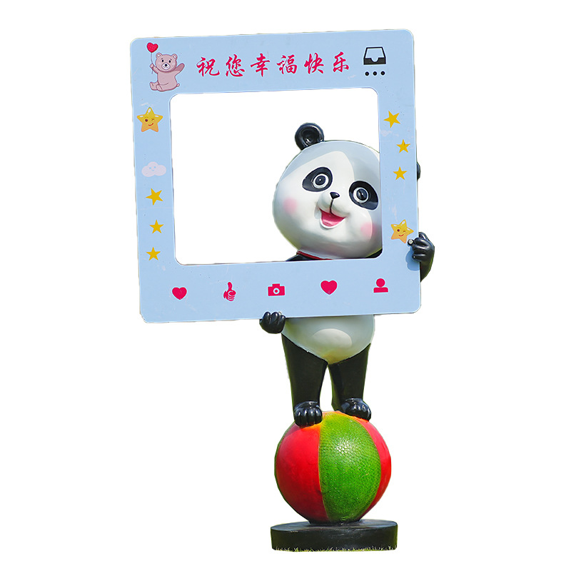 Cartoon panda ornament fibergl - Gardening Tools Cartoon recensie en prijs