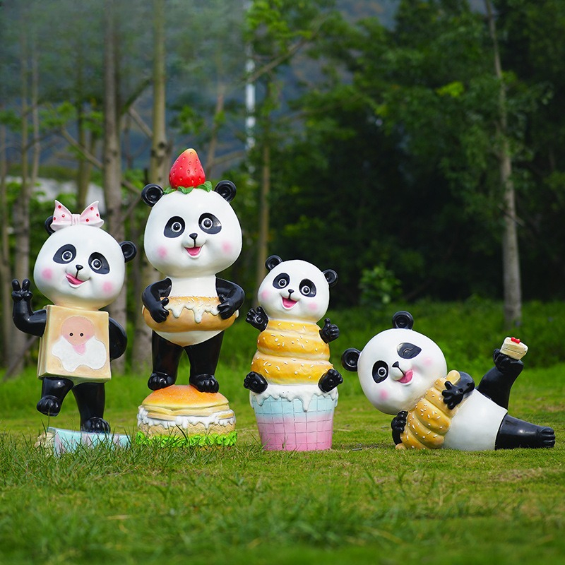 Cartoon panda ornament fibergl - Gardening Tools Cartoon recensie en prijs