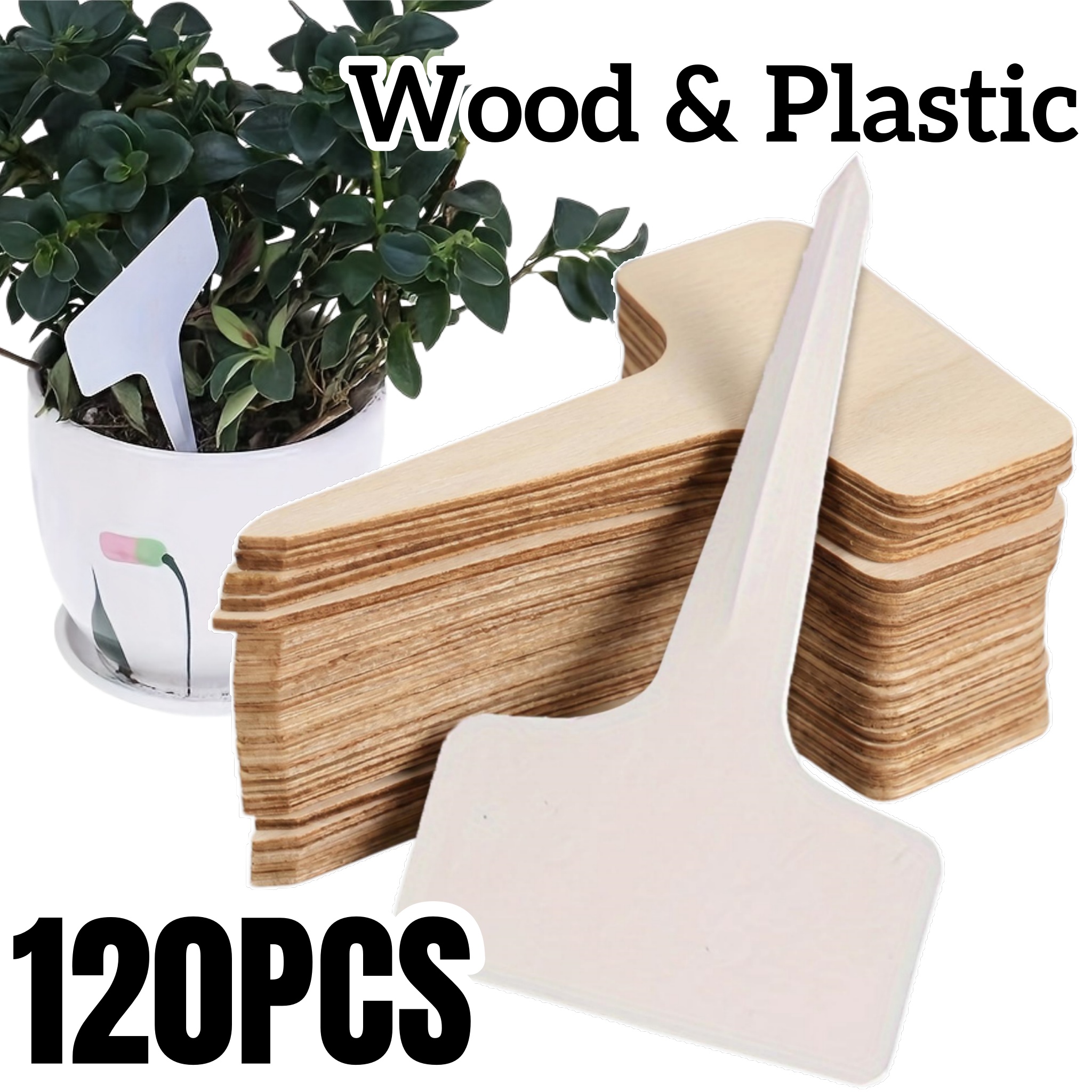 20/120pcs Durable T-Shaped Pla - Gardening Tools Labeled recensie en prijs