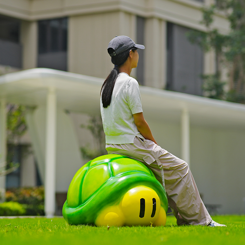 Cartoon turtle fiberglass scul - Gardening Tools Cartoon recensie en prijs