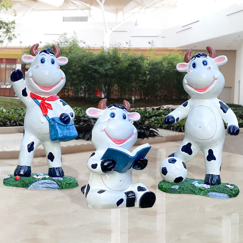 Outdoor, cartoon, cow sculptur - Gardening Tools Cartoon recensie en prijs