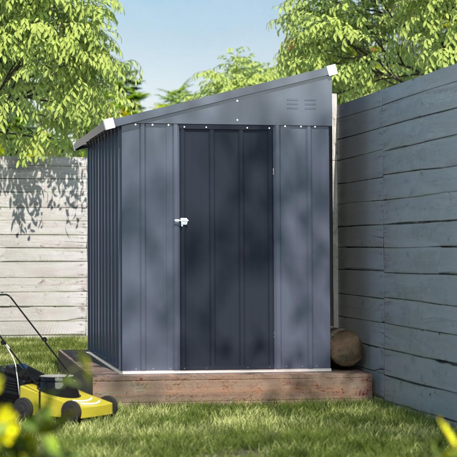 4x6FT Metal Outdoor Storage Sh - Gardening Tools Of recensie en prijs