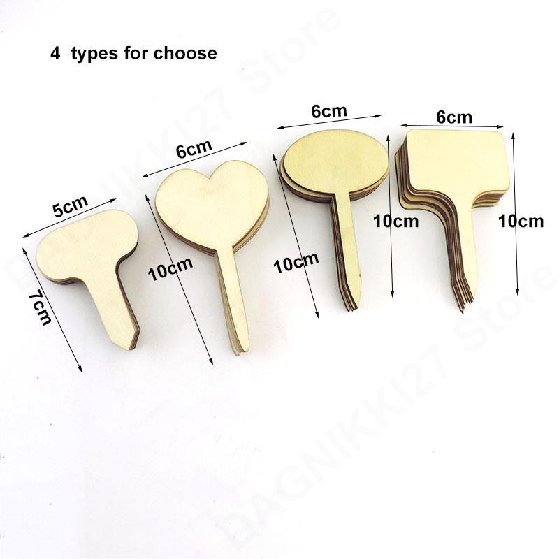10x T-Type Wooden Plant Labels - Gardening Tools Labeled recensie en prijs