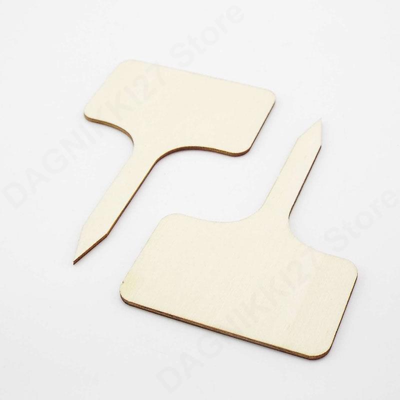 10x T-Type Wooden Plant Labels - Gardening Tools Labeled recensie en prijs