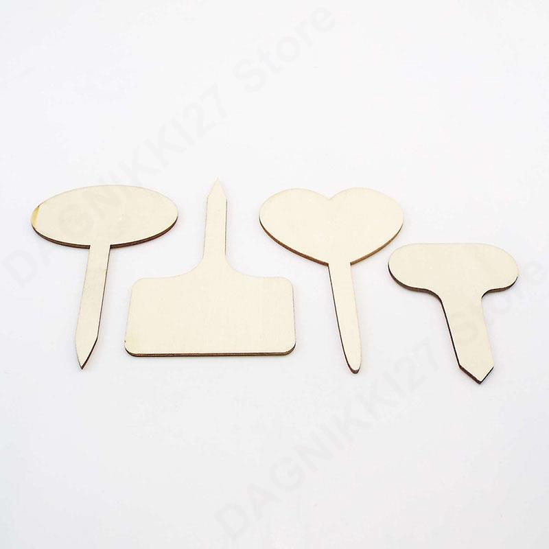 10x T-Type Wooden Plant Labels - Gardening Tools Labeled recensie en prijs