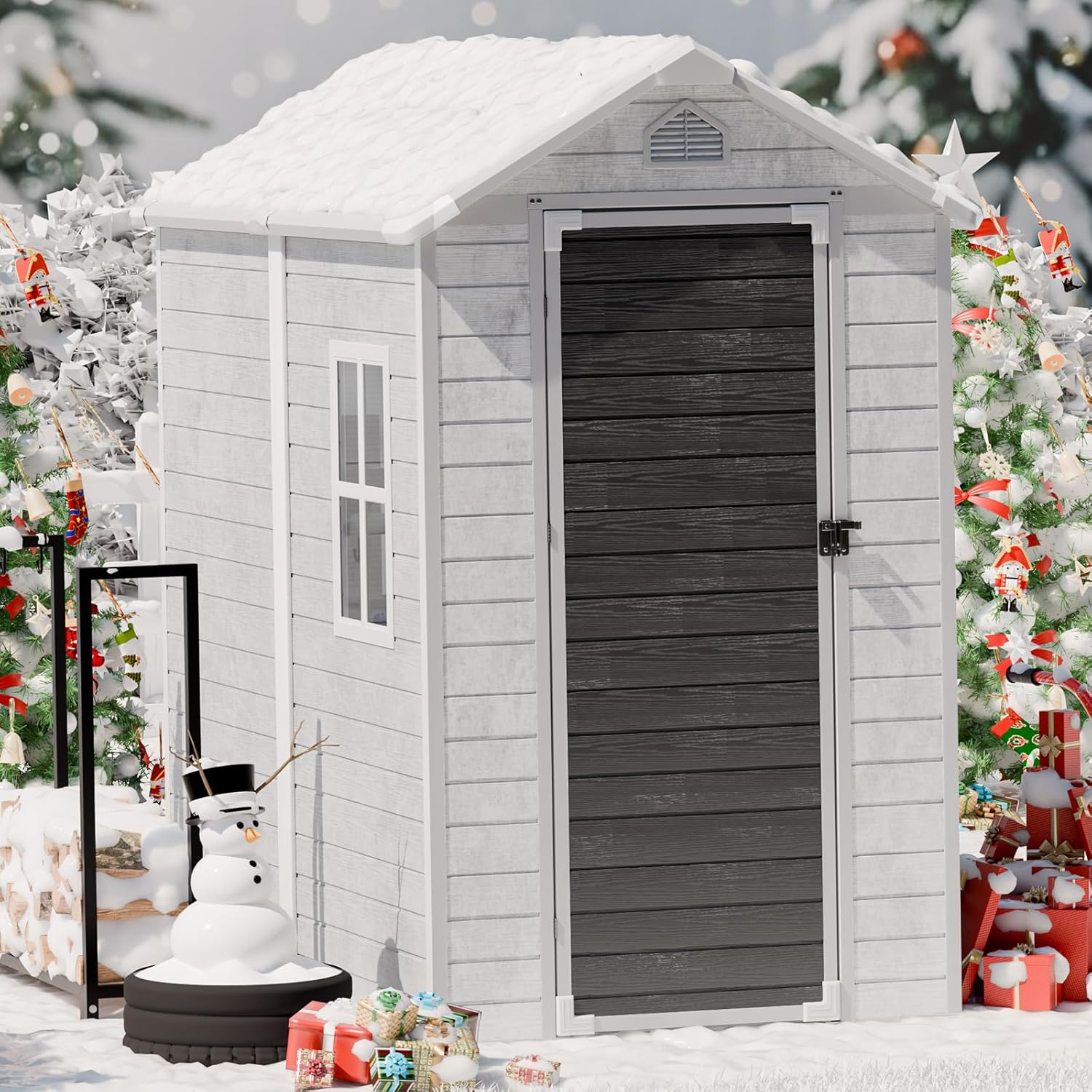 4x6 FT Plastic Storage Shed Wa - Gardening Tools Of recensie en prijs