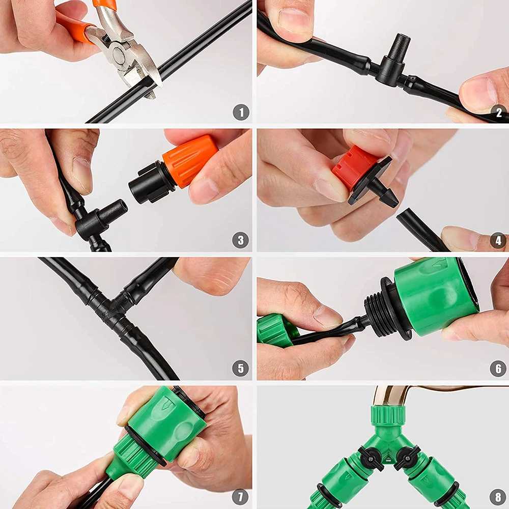 50M Micro Drip Irrigation Syst - Gardening Tools For Beginners recensie en prijs