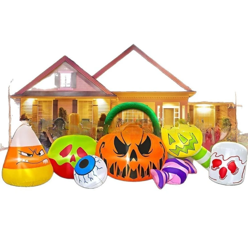 Halloween inflatable pumpkin c - Gardening Tools Cartoon recensie en prijs