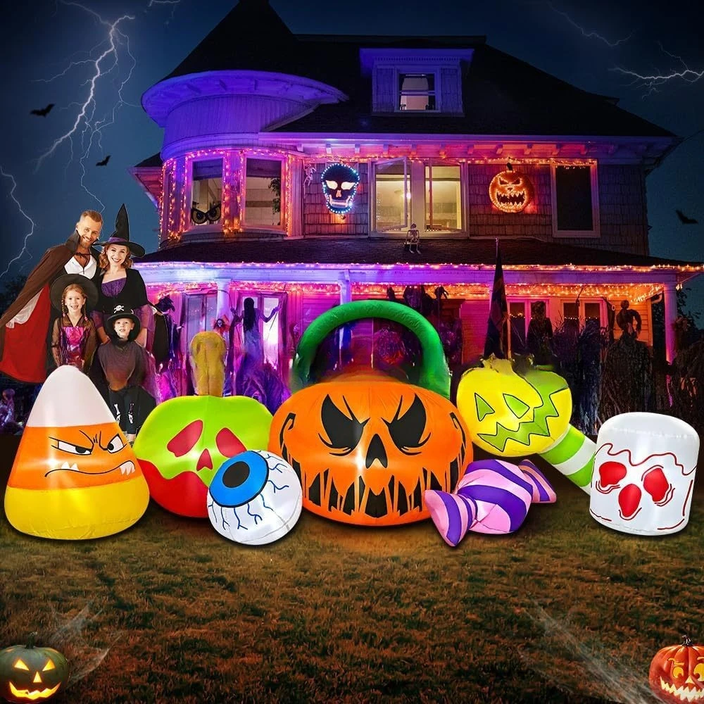 Halloween inflatable pumpkin c - Gardening Tools Cartoon recensie en prijs