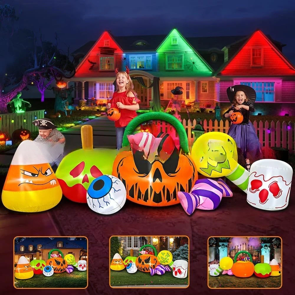 Halloween inflatable pumpkin c - Gardening Tools Cartoon recensie en prijs