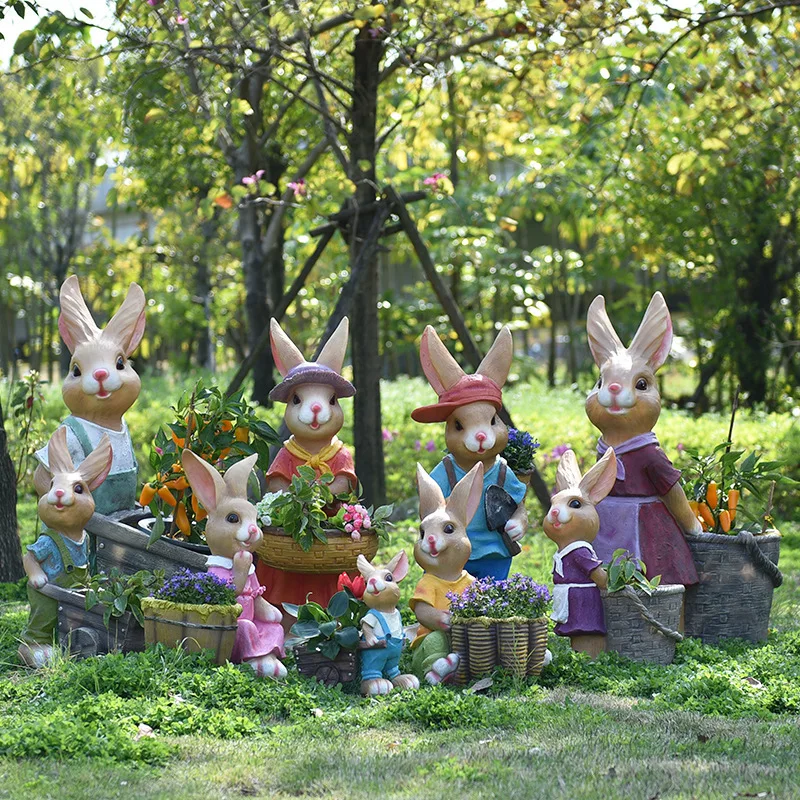 Cartoon rabbit flower pot tank - Gardening Tools Cartoon recensie en prijs