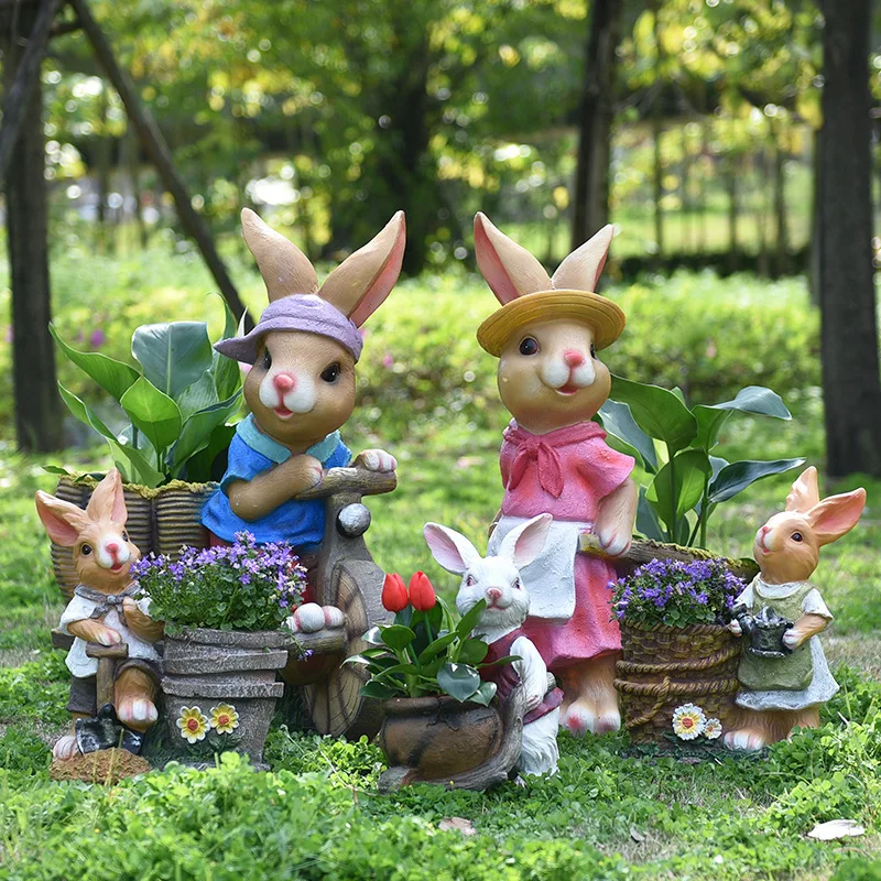 Cartoon rabbit flower pot tank - Gardening Tools Cartoon recensie en prijs