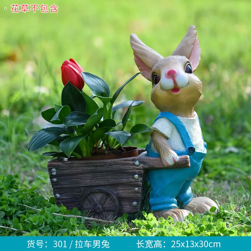Cartoon rabbit flower pot tank - Gardening Tools Cartoon recensie en prijs