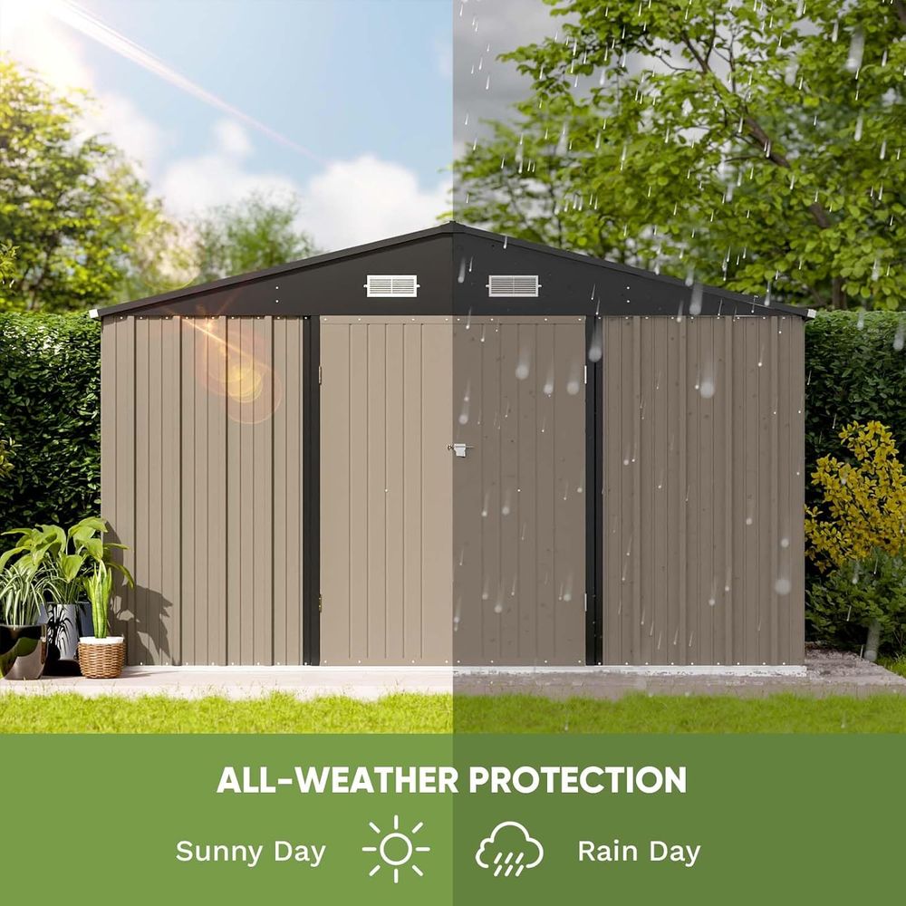 10x8ft Outdoor Storage Shed -  - Gardening Tools Of recensie en prijs
