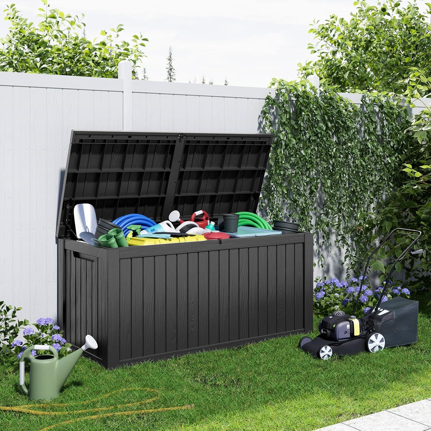 180Gal Lockable Resin Deck Box - Gardening Tools Of recensie en prijs
